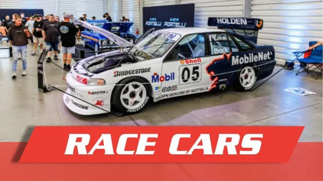 Racecars at MotorEx